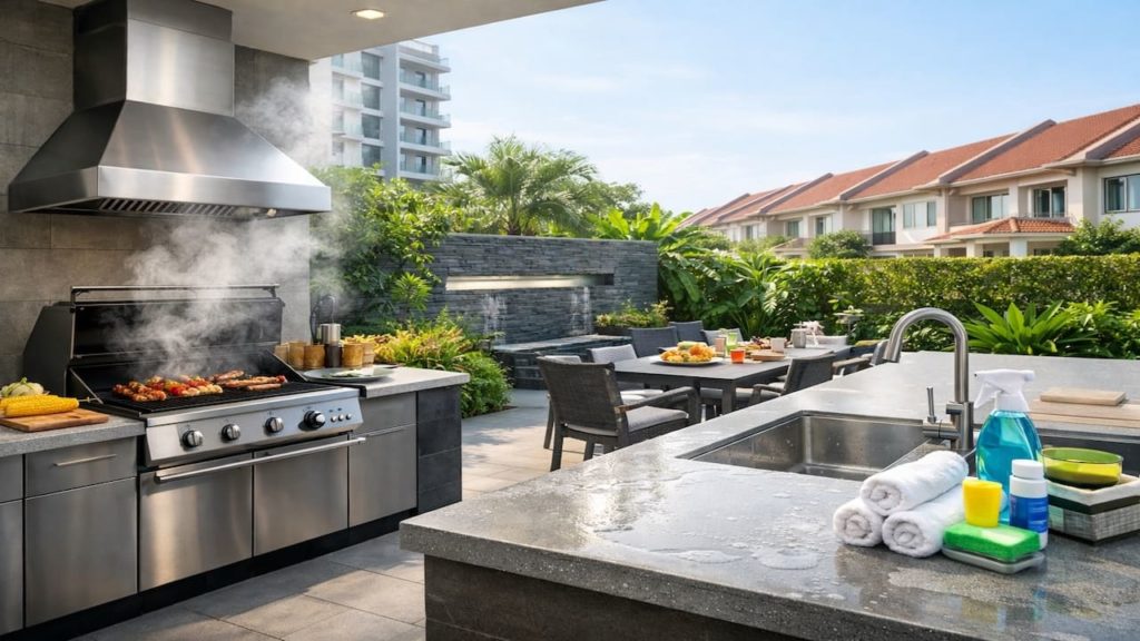 Garden BBQ zones made easier: 5 checks【Smoke flow plus surfaces that clean fast】