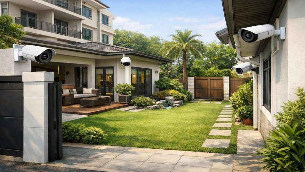 Garden camera spots that cover all: 5 checks【No blind corners at gates and side paths】