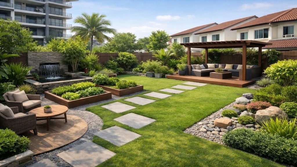 Garden design that feels bigger: 5 checks【Plan zones before buy anything expensive】