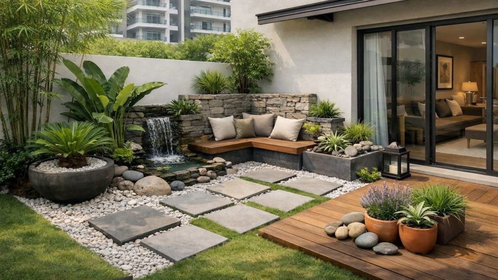 Corner garden design: 5 tips【Make dead corners feel planned and balanced】
