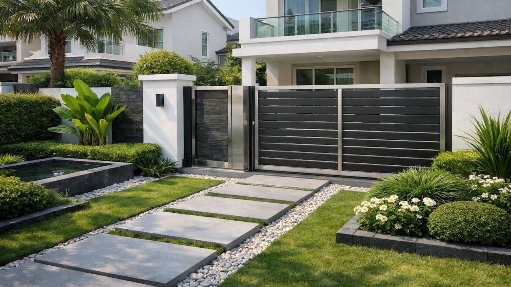 Garden design around gates: 5 checks【Safe access that still looks tidy daily】