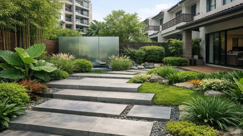 Garden design priorities: 5 steps【Paths first, then privacy, then planting layers】