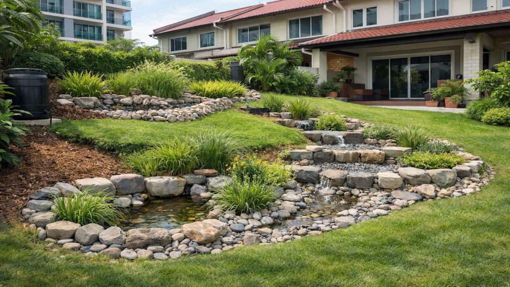 Slope garden design: 5 checks【Control runoff without heavy digging or cost】