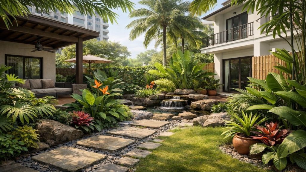 Tropical garden design: 5 checks【Shade, airflow, and hardy plant choices】