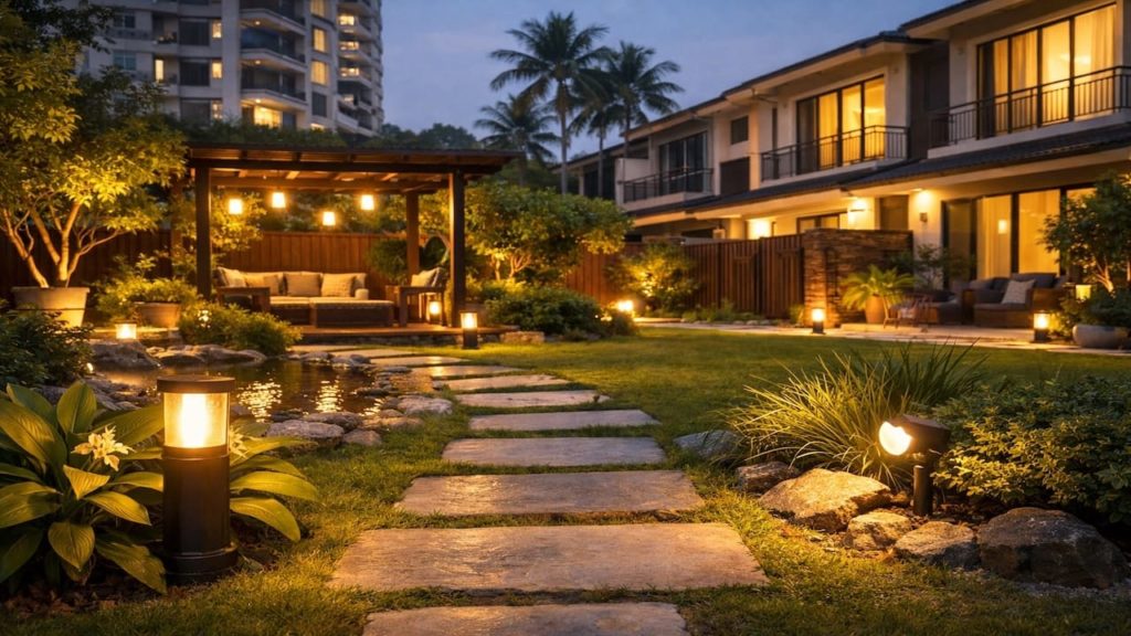 Garden lighting that feels warm: 5 tips【Guide steps without glare or harsh shadows】