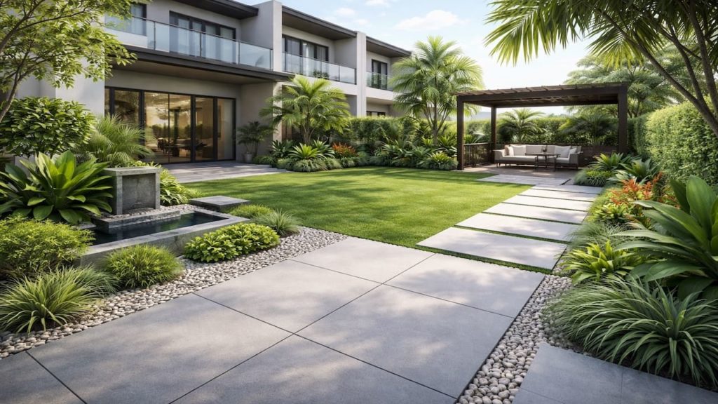 Garden designs that stay low upkeep: 5 steps【Less cleaning later with smart surface】