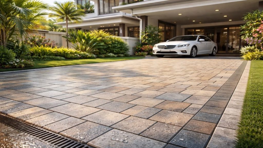 Pavers that stay clean: 5 checks【Texture and slope beat constant washing effort】