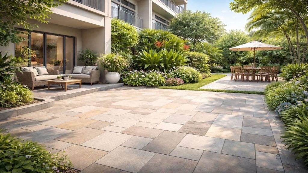 Choosing garden paving colors: 5 tips【Hide stains while keeping the yard bright】