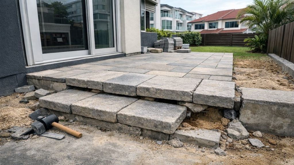 Garden paving contractor checks: 5 steps【Catch base shortcuts before you pay fully】