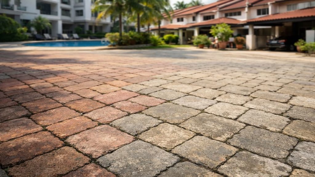 Paving color fade outdoors: 5 signs【When sun dulls surfaces and looks tired】