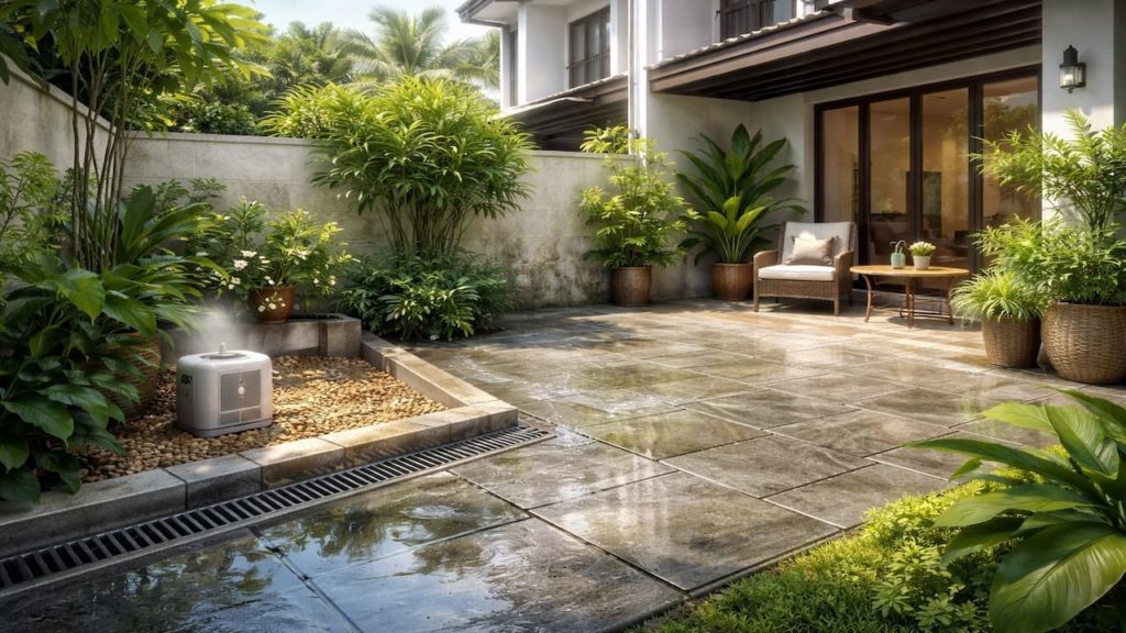 Humid-climate garden paving: 5 tips【Keep corners drier and stop musty smells】