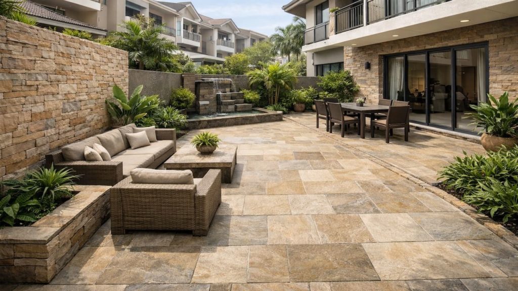 Outdoor paving to match walls: 5 tips【Link tones so the whole yard looks unified】