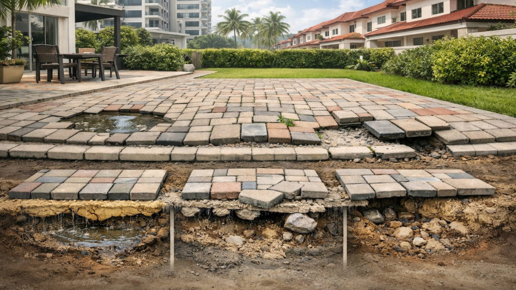 Outdoor paving mistakes to avoid: 5 signs【Most failures start below the surface base】