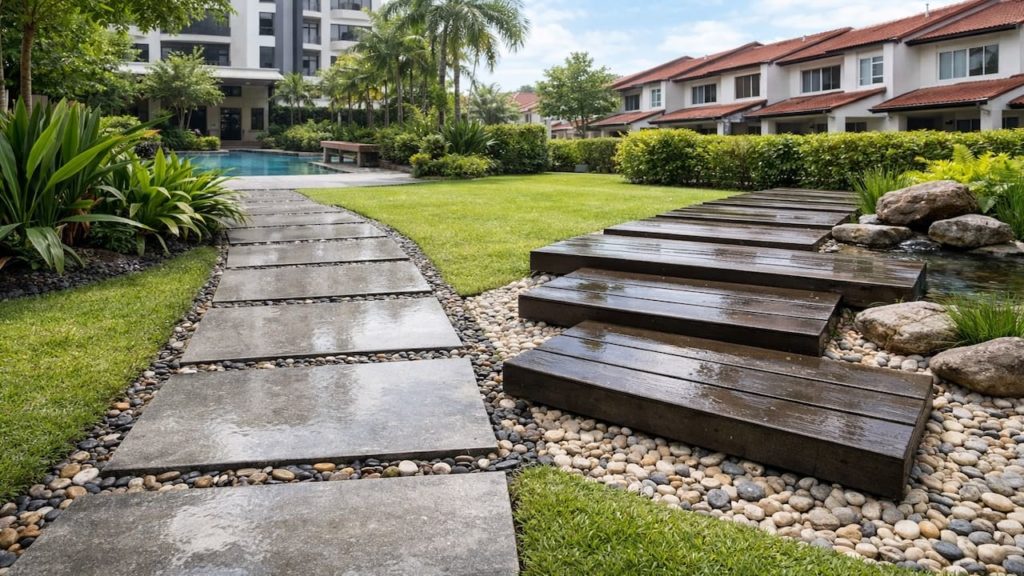 Paving for garden walkways: 5 checks【Choose paths that dry quicker in storms】