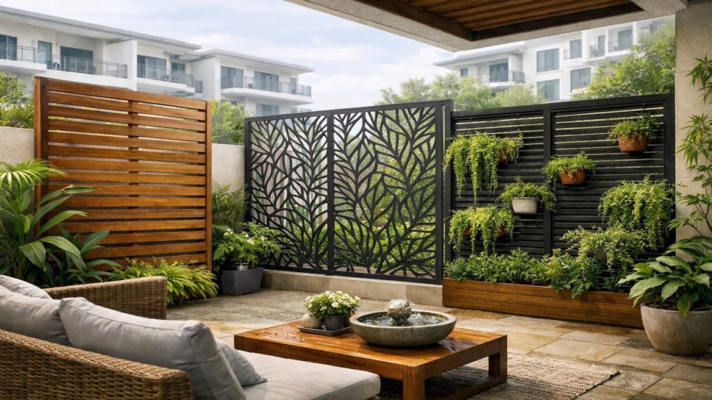 Garden screens that hide views: 5 tips【Block eyes not the breeze in wet season】