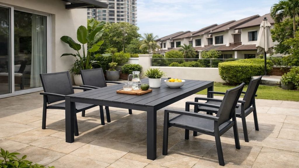 Garden tables that don’t warp: 5 checks【Pick humidity safe material that wipes clean】