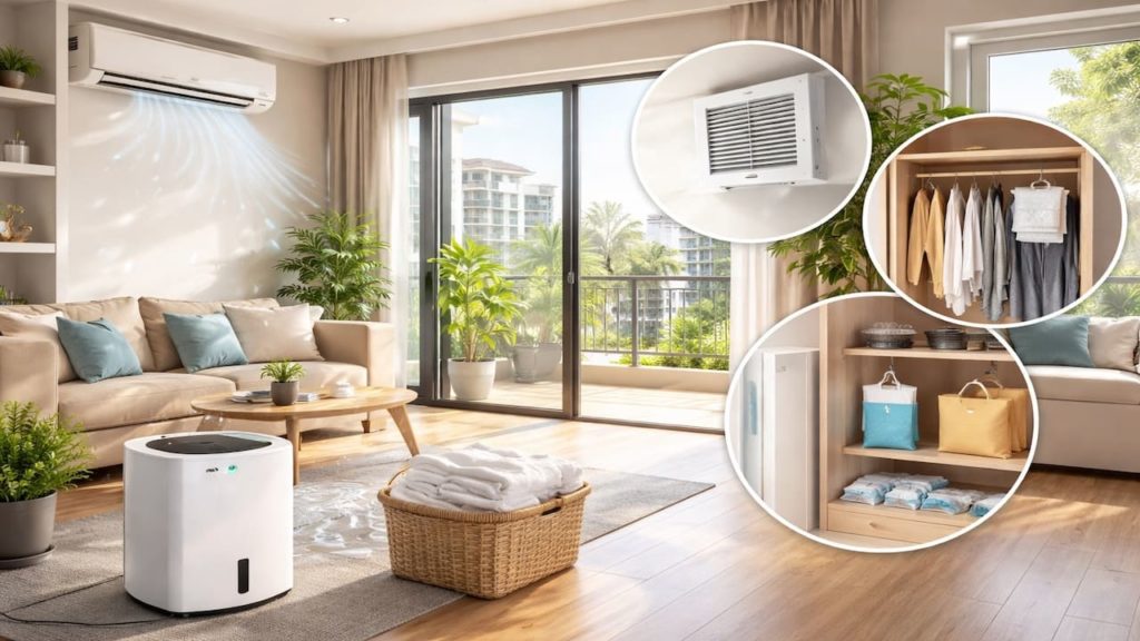 Home humidity guide: 5 checks【Stop damp smells fast】