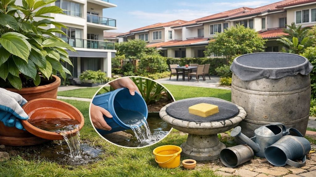 Home mosquito guide: 5 checks【Block breeding water】