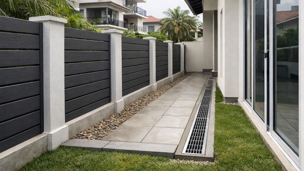 Privacy installation checklist: 5 checks【Posts, gaps, and drainage finished well】