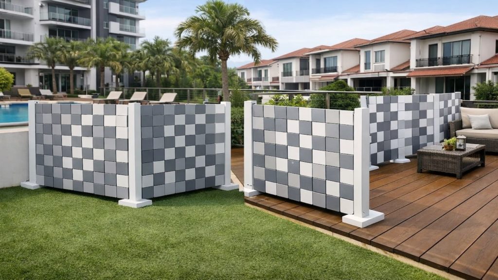 Child-safe privacy screens: 5 checks【No sharp edges and stable base fixing】