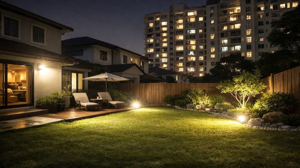 Privacy lighting mistakes: 5 signs【Bright spots make your yard look exposed】