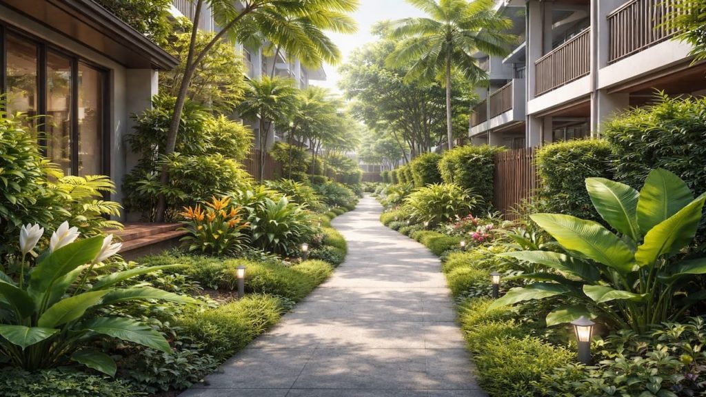 Privacy around steps: 5 checks【Avoid trip points in tight garden routes】