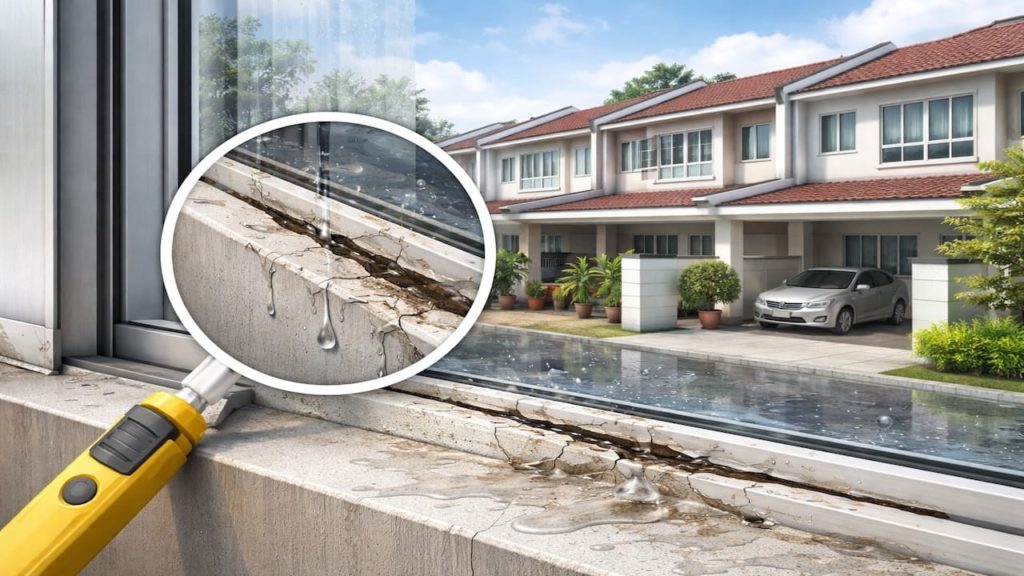 Repair cracked sealant: 5 checks【Old caulk that lets rain creep in】