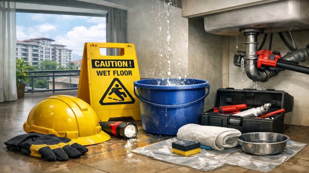 Repair home leaks fast: 5 steps【Prioritize safety and stop spread】