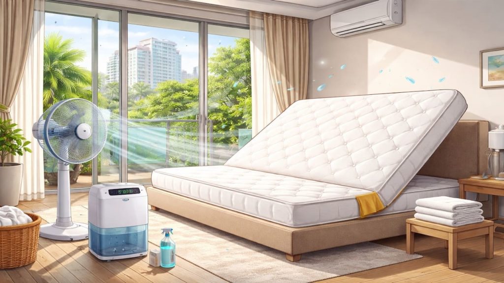 Repair damp mattress smell: 5 steps【Dry fast and stop repeat moisture】