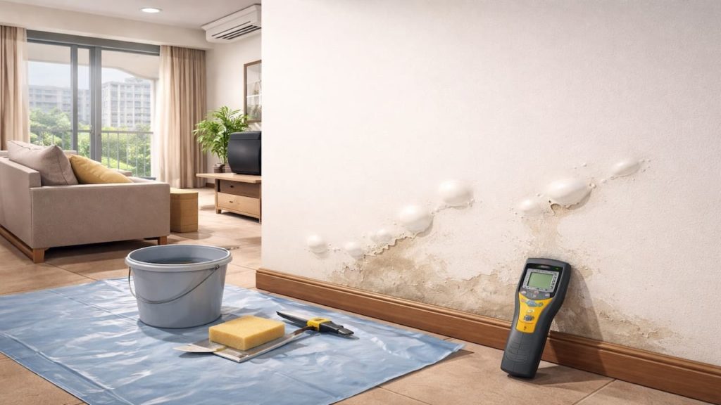Repair paint bubbles: 5 checks【Moisture behind walls in condos】