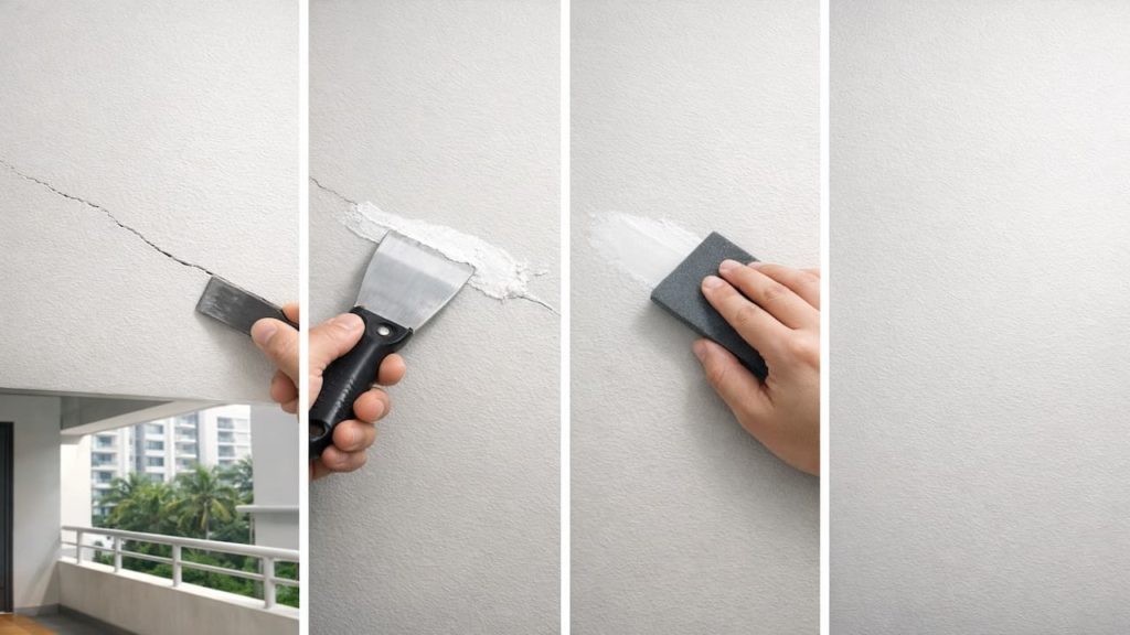 Repair hairline plaster: 5 steps【Patch cleanly so it stays flat】