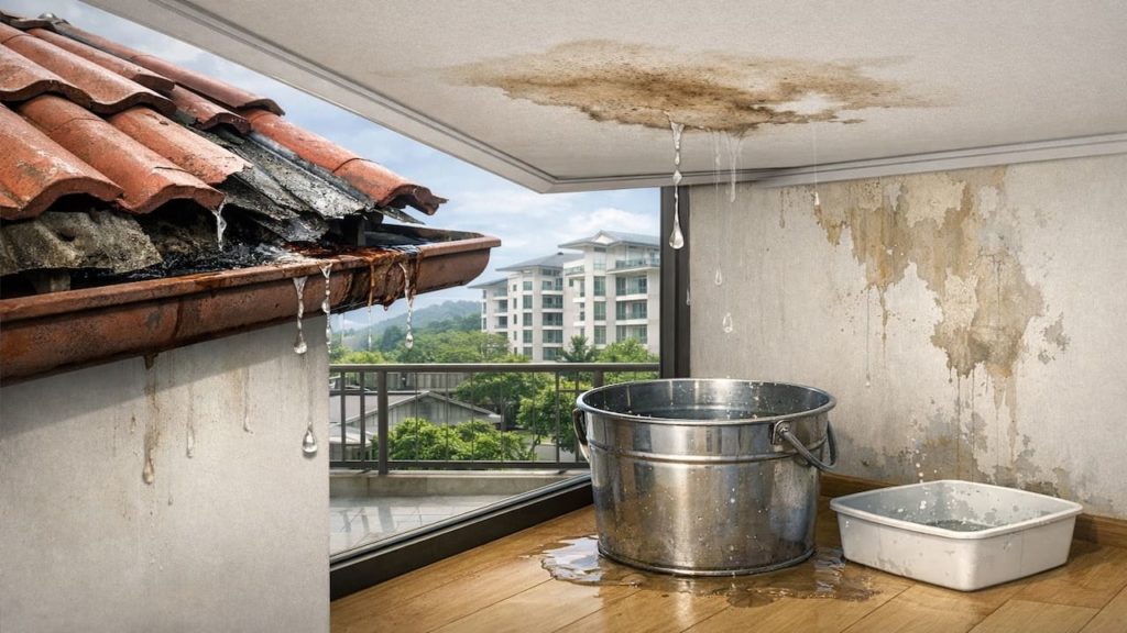 Malaysia roof leak guide: 5 signs【Know when to patch】