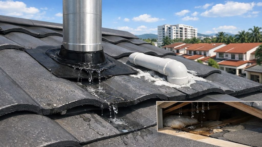 Roof leak after renovation: 5 mistakes【New penetrations create hidden gaps】