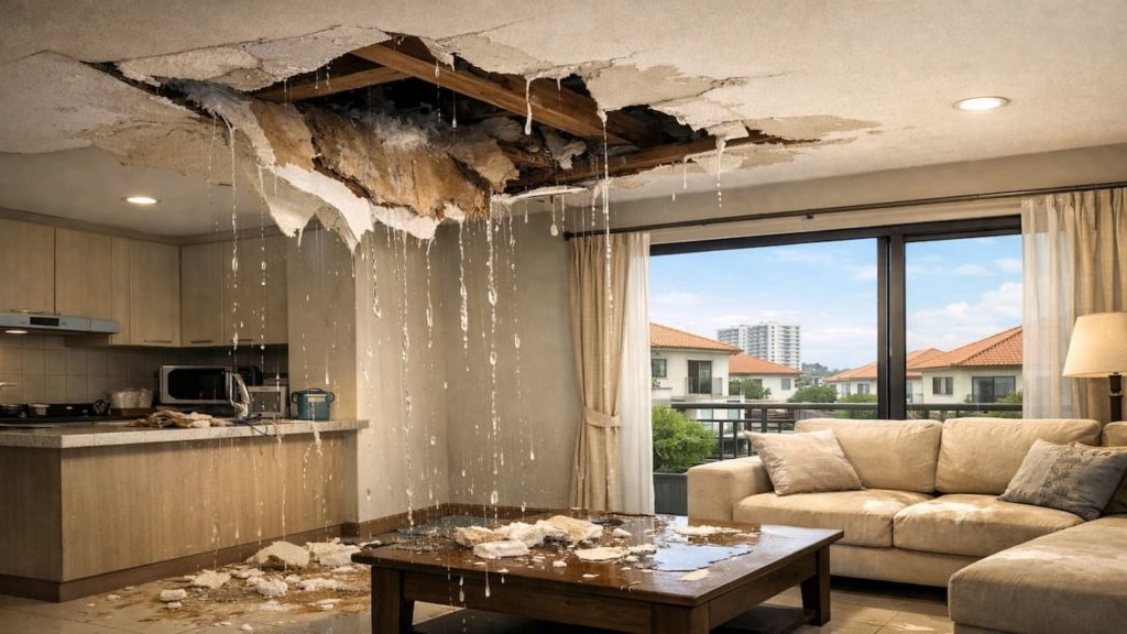 Roof leak ceiling collapse: 5 signs【Know when it is an emergency】