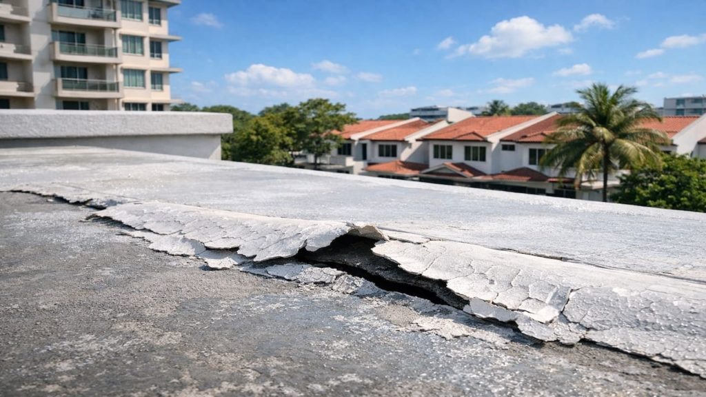 Roof leak sealant peeling: 5 signs【UV damage makes gaps reappear fast】