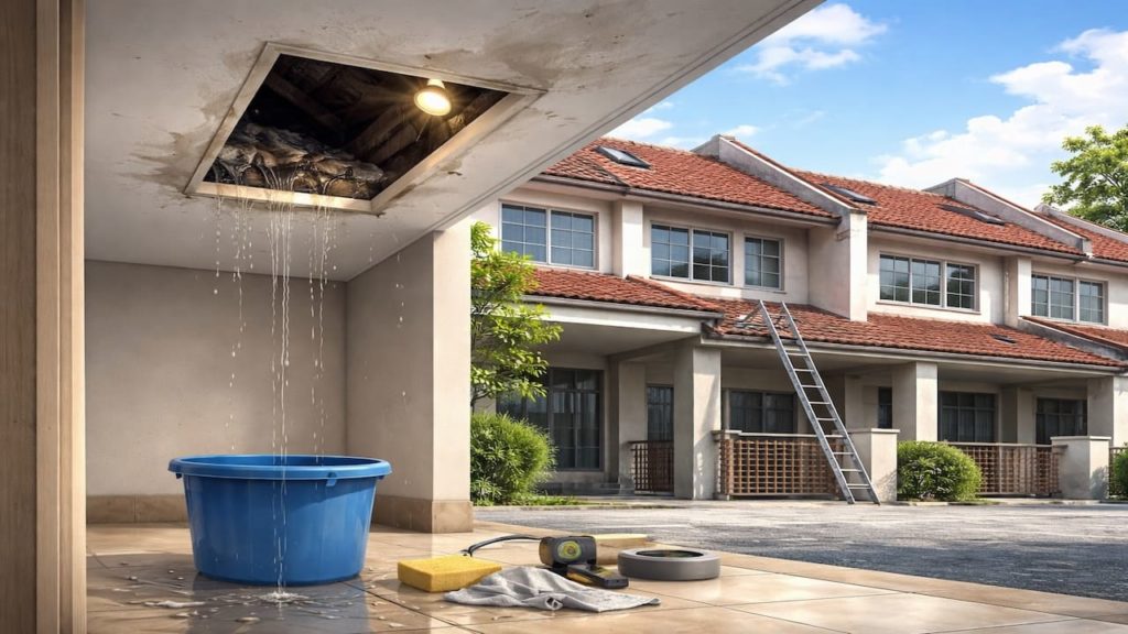 Roof leak in terrace house: 5 checks【Shared walls hide the true path】