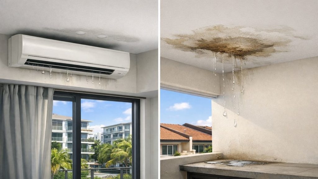 Roof leak when AC runs: 5 checks【Condensation vs roof leak differences】