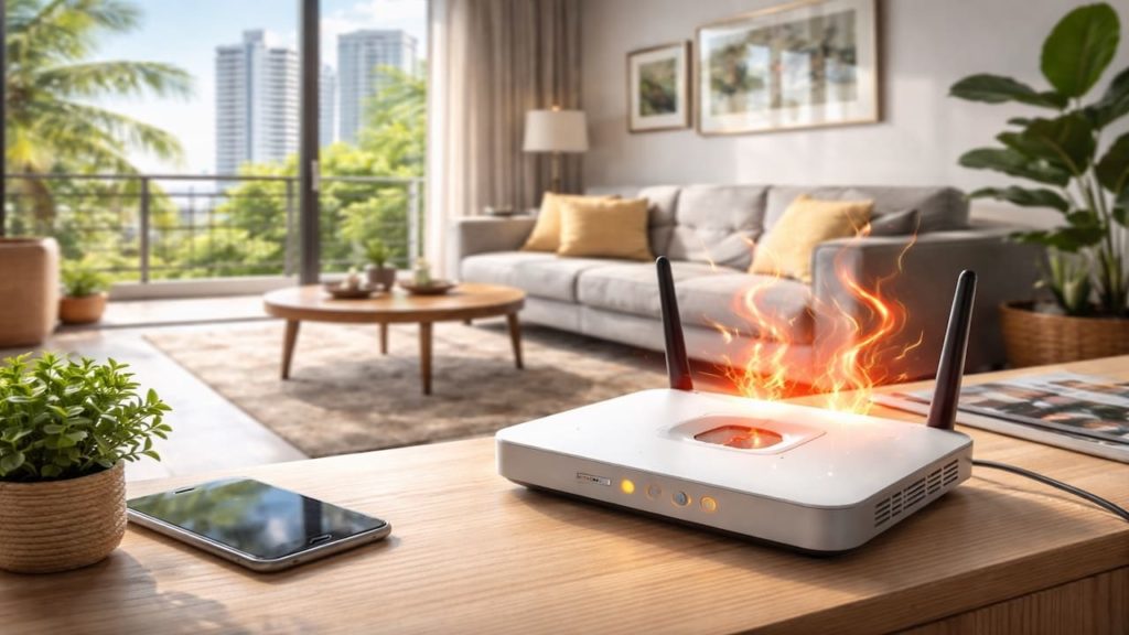 Malaysia router overheating guide: 5 tips【Keep WiFi stable during hot afternoons indoors】