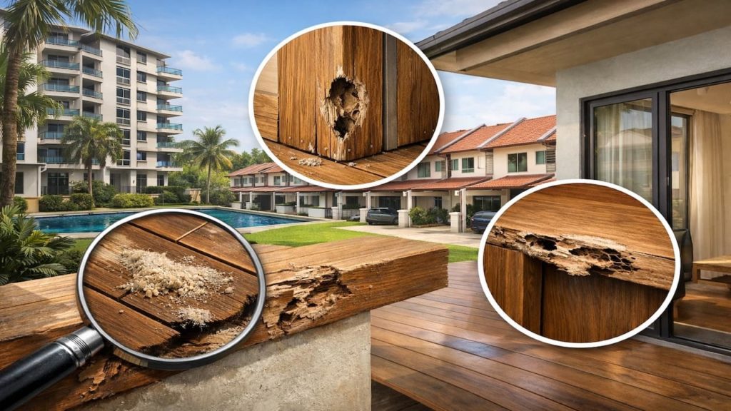 Home termite guide: 5 signs【Spot hidden wood bites】