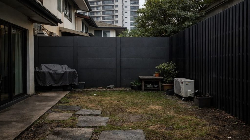 Too-tall privacy screens: 5 mistakes【Dark yards and poor airflow problems】