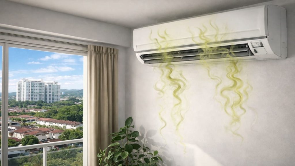 Aircond smells bad: 5 reasons【Remove odors and improve indoor air】