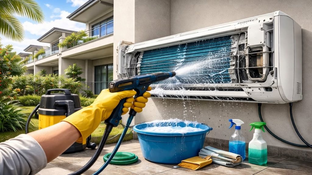 Aircond DIY cleaning: 5 steps【Safe cleaning without disassembly】