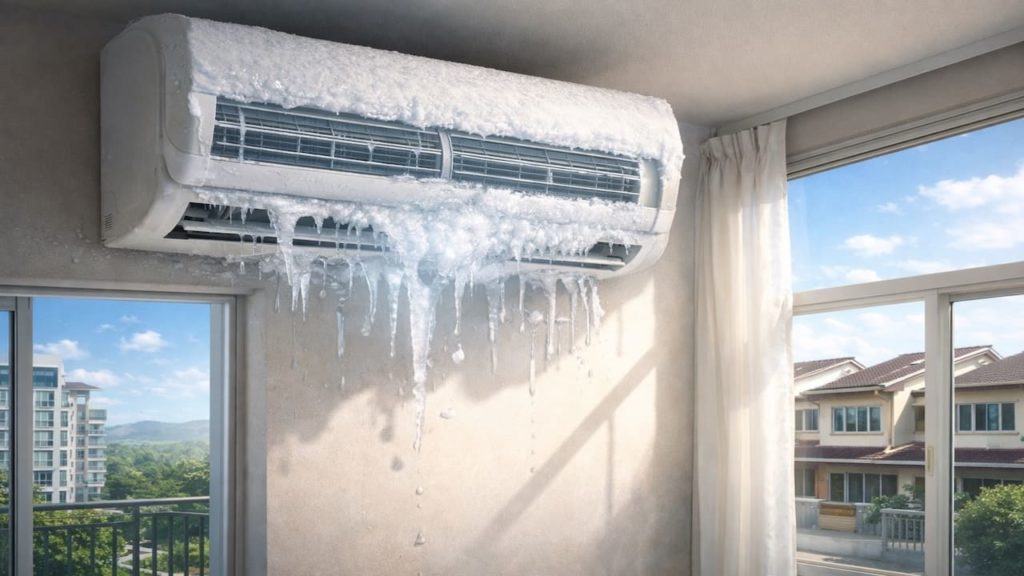 Aircond freezing up: 5 causes【Stop ice buildup and cool again】