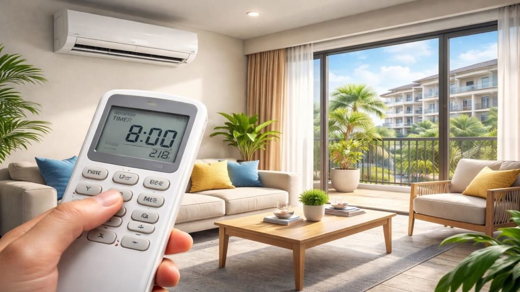 Aircond timer settings: 5 tricks【Cut night cost, stay comfortable】
