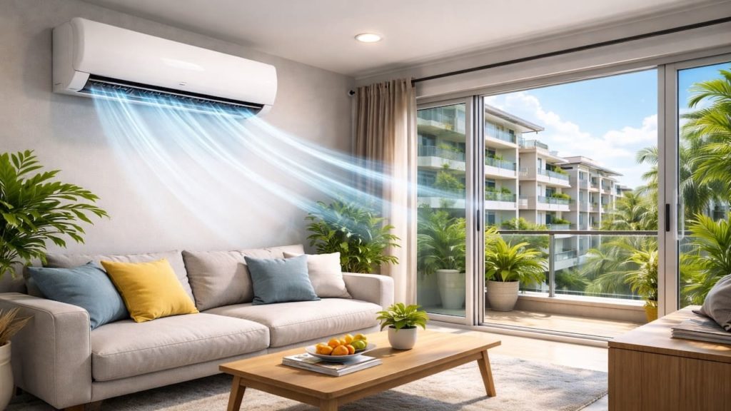 Aircond vent direction: 5 settings【Cool faster with better angles】