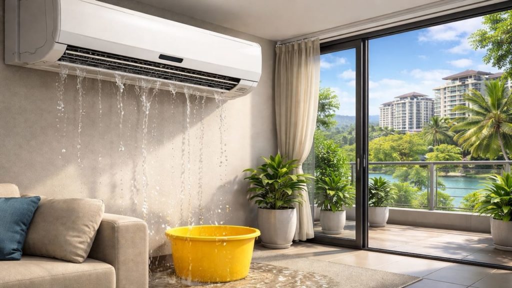Aircond leaking indoors: 5 causes【Prevent ceiling drips with quick checks】