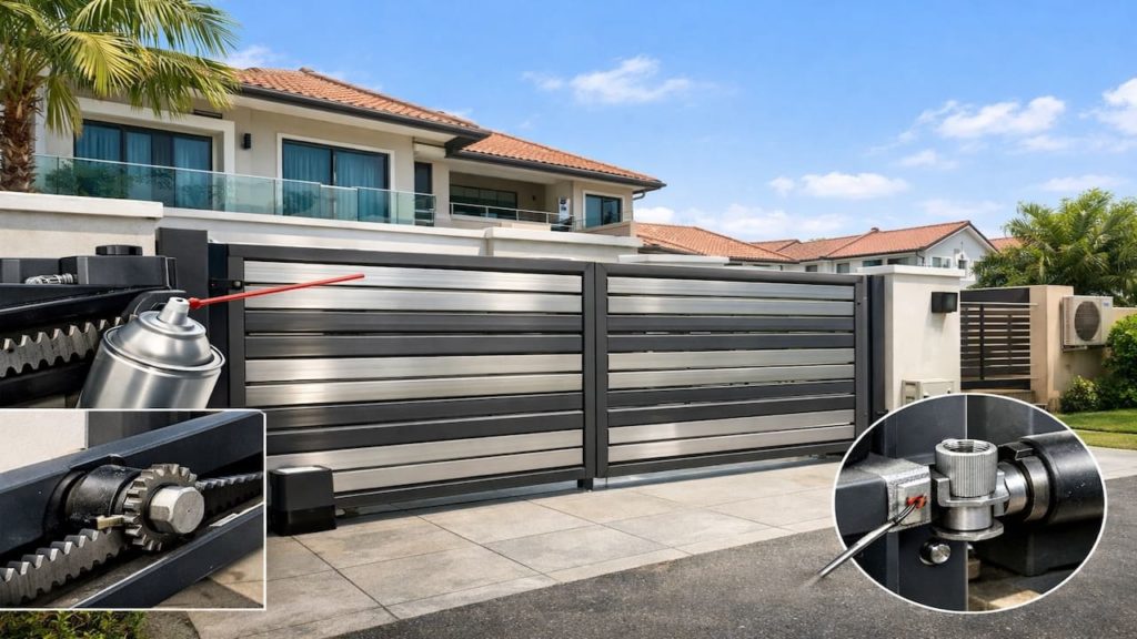 Autogate squeals in heat: 5 tips【Dry lube, friction points, & summer tuning】