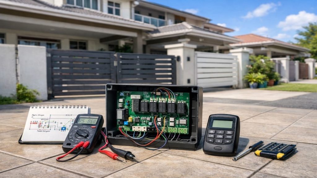 Autogate remote only closes: 5 checks【Wiring, relay mapping, & channel settings】