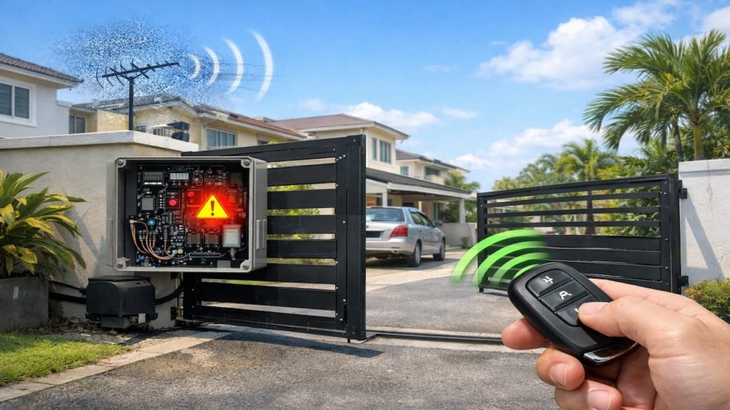 Autogate opens by itself: 5 signs【Signal noise, relay issues, & rogue remotes】