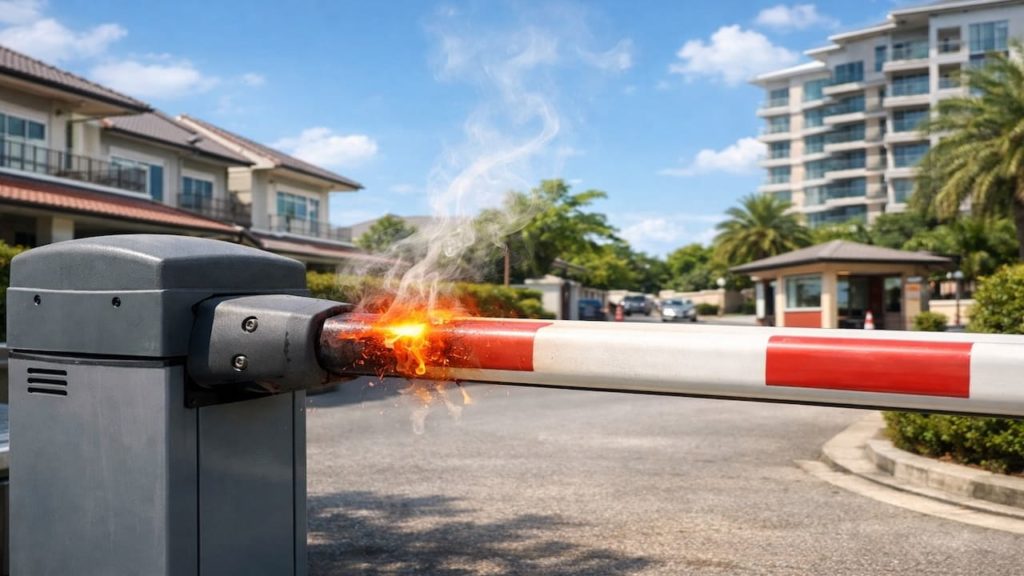 Autogate arm overheats: 5 signs【Duty cycle overload & motor protection triggers】